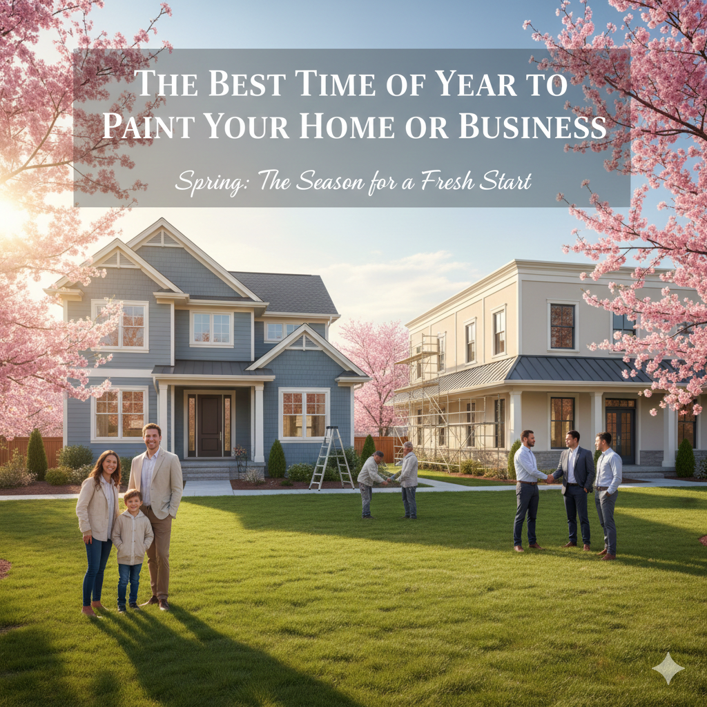 The Best Time of Year to Paint Your Home or Business